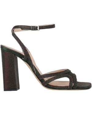Luciano Padovan Sandals Textile Fibers - White
