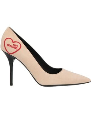 Love Moschino Court Shoes Leather - Pink