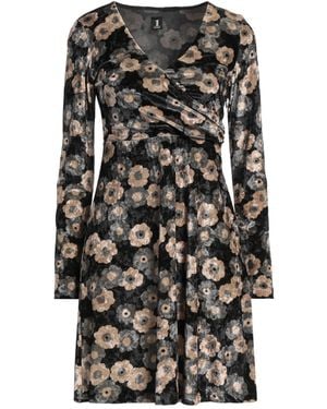 1 One Mini Dress Polyester, Elastane - Black