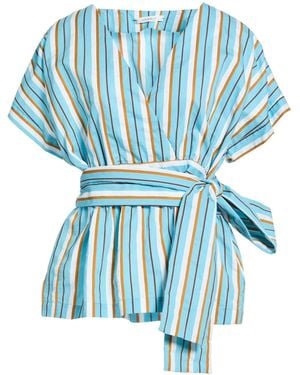 Maliparmi Azure Top Cotton, Polyamide, Viscose - Blue