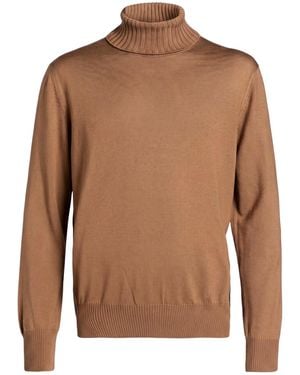 Gran Sasso Turtlenecks - Brown