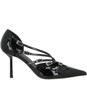 Le Silla Court Shoes Leather - Black