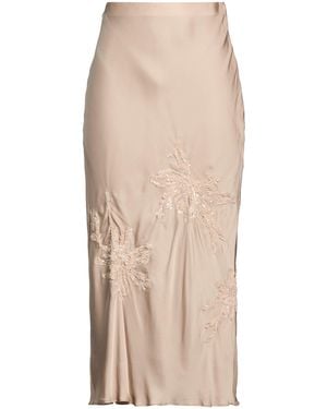 Kaos Midi Skirts - Natural