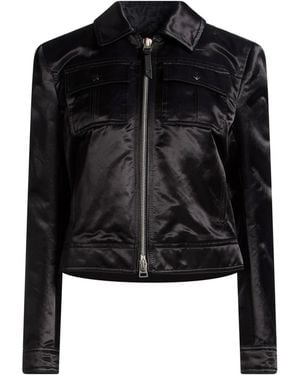 Tom Ford Jacket Cotton, Viscose - Black