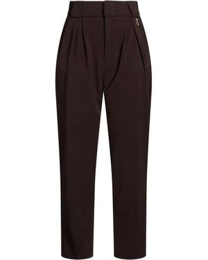 Relish Dark Pants Polyester, Elastane - Brown