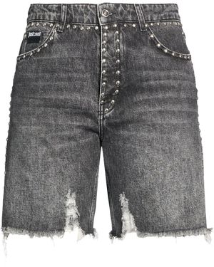 Just Cavalli Denim Shorts Cotton - Gray