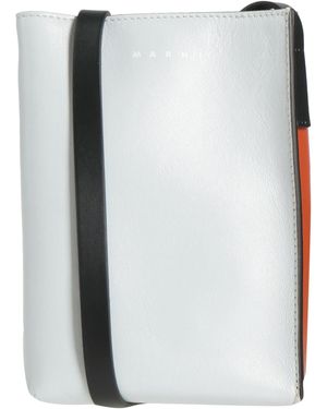 Marni Cross-Body Bag Soft Leather - Grey