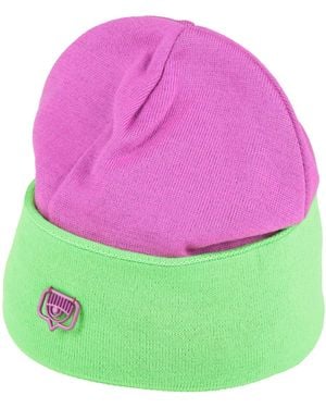 Chiara Ferragni Mauve Hat Acrylic, Wool - Pink