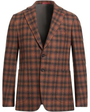Isaia Blazer Wool, Cashmere - Brown