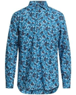 Daniele Alessandrini Shirt Cotton - Blue