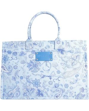 4giveness Handbag Textile Fibers - Blue