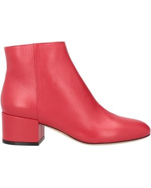 Sergio Rossi Ankle Boots - Red
