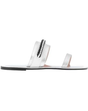 Pollini Sandals Calfskin - White