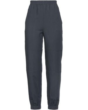 Roberto Collina Trousers Viscose, Linen - Blue