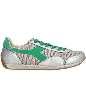 Diadora Trainers Leather, Textile Fibres - Green