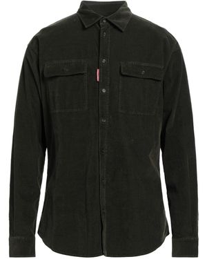DSquared² Military Shirt Cotton, Elastane - Black