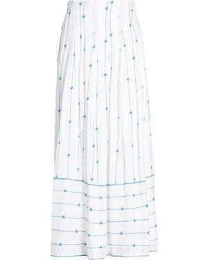 M.A.B.E Maxi Skirt Cotton - White
