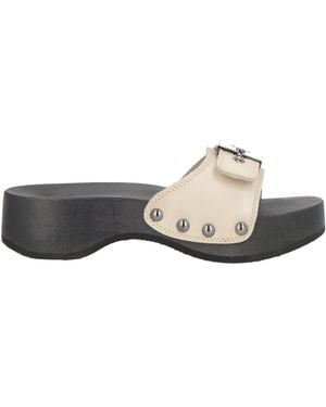 Scholl Light Mules & Clogs Leather - Gray