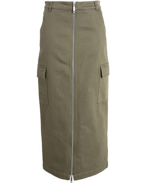 MAX&Co. Bologna Maxi Skirt Cotton, Elastane - Green