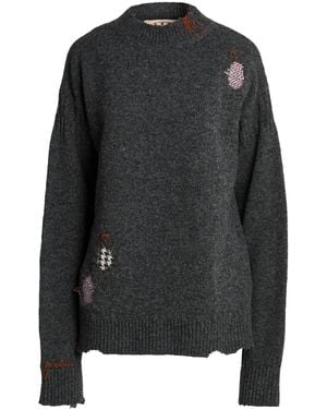 Marni Lead Sweater Virgin Wool - Black
