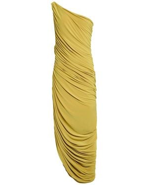 Norma Kamali Vestido Largo - Metálico