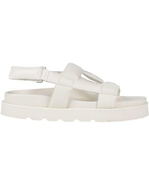 Peserico Sandals Leather - White