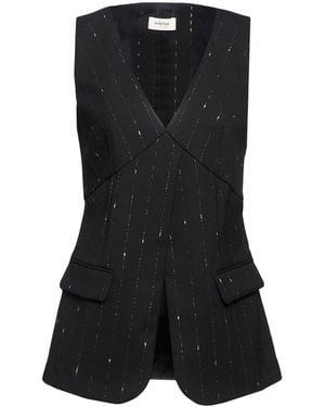 Ottod'Ame Top Polyester, Virgin Wool, Elastane, Metal Fiber - Black