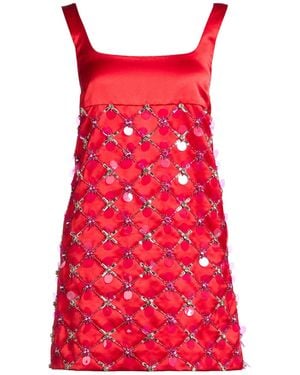 DES_PHEMMES Mini Dress Polyester - Red