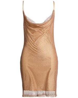 Twenty Four Haitch Mini Dresses - Brown