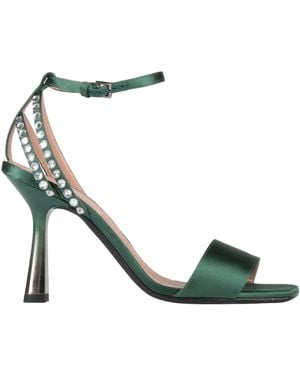 Alberta Ferretti Sandals Textile Fibres - Green