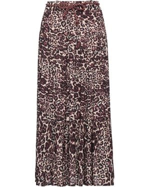 Dixie Plum Maxi Skirt Viscose, Lyocell - Purple