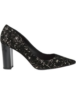 Bruglia Court Shoes Leather - Black