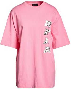 we11done T-Shirt Cotton - Pink