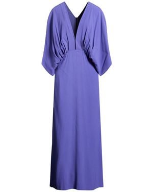 Liviana Conti Maxi Dress Viscose, Acetate - Purple