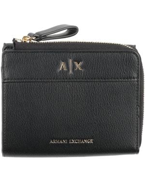 ARMANI EXCHANGE Wallet Polyester - Black