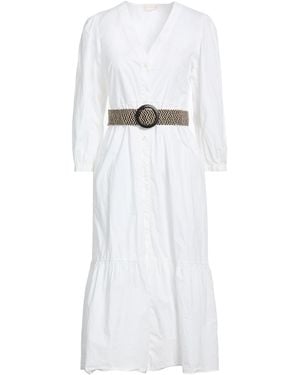 Liu Jo Midi Dress Cotton - White