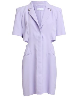 Patrizia Pepe Lilac Mini Dress Recycled Polyester - Purple