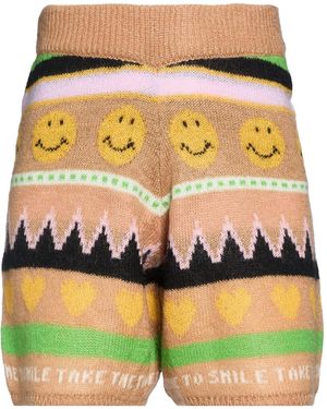 Joshua Sanders Shorts & Bermuda Shorts Polyacrylic, Superkid Mohair, Polyamide - Yellow