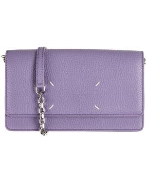 Maison Margiela Portemonnaie Mit Tragriemen - Lila
