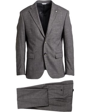 Manuel Ritz Suit Polyester, Viscose, Elastane - Gray