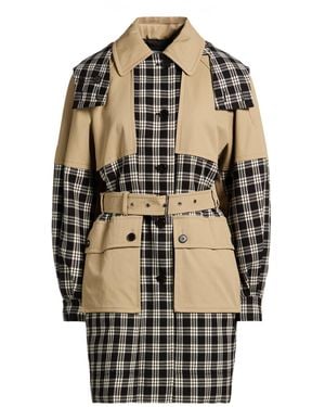 Dior Sand Overcoat & Trench Coat Virgin Wool - Natural