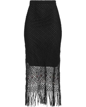 Wales Bonner Midi Skirt Cotton - Black