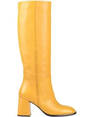 靴 Yello long boots size M 23.5 Yello long boots size M 23.5 Long Thick Heel Boots – YELLOW