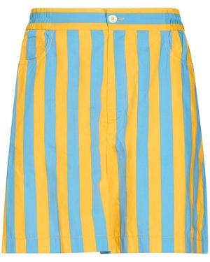 Sunnei Shorts & Bermuda Shorts Cotton, Lyocell - Blue