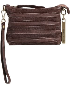 Caterina Lucchi Tan Clutch Calfskin - Brown