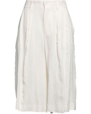 P.A.R.O.S.H. Trousers Viscose, Linen - White