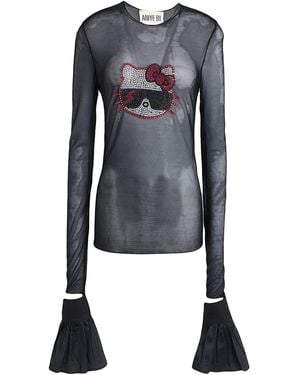 Aniye By Hello Kitty And Friends Top Polyamide, Elastane, Polyester - Black
