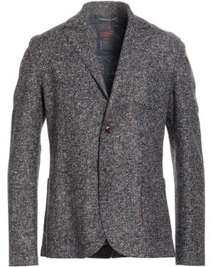 Bob Midnight Blazer Acrylic, Polyester, Virgin Wool - Gray