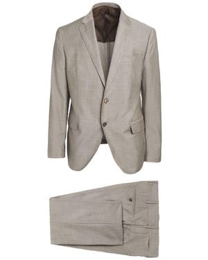 Lubiam Suit Virgin Wool - Gray