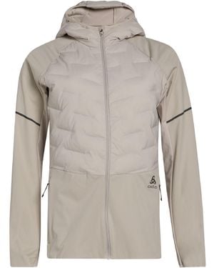 Odlo Jacket Recycled Polyester, Elastane - Grey